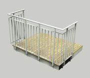 3D visualation of Projecting Balcony