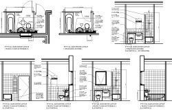 Typical Bathroom Layout Drawing